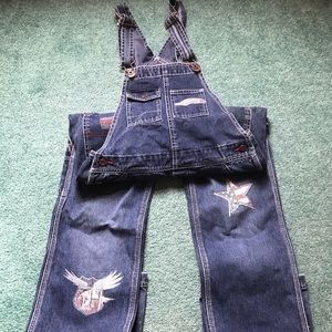 Vintage Tommy Hilfiger Jean overalls size S
